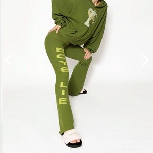 Boys lie perpetual feelings flare thermal pants small